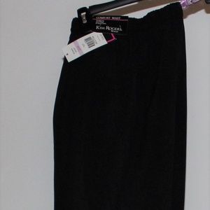 Kim Rogers comfort Black waist pants ladies 22WS